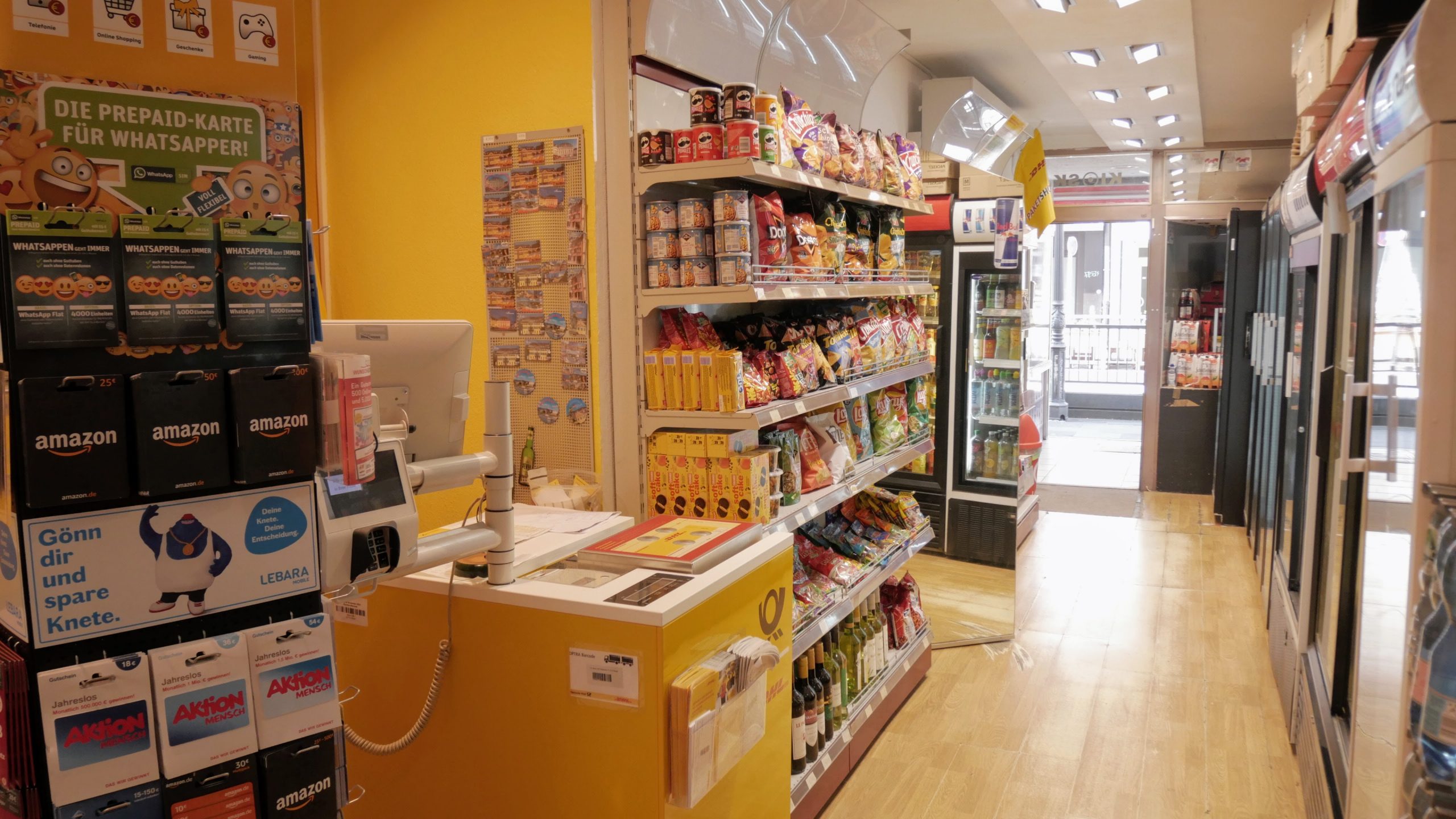 Paketshop im Kiosk